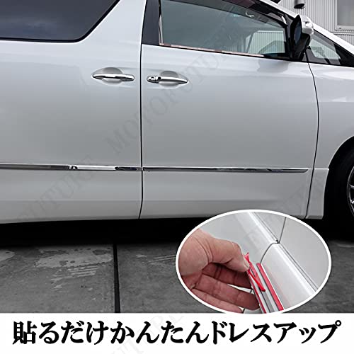 アルファード/ヴェルファイア 20系 サイドドアモール 新品 20系 ヴェルファイア ベルファイア アルファード ステンレス製